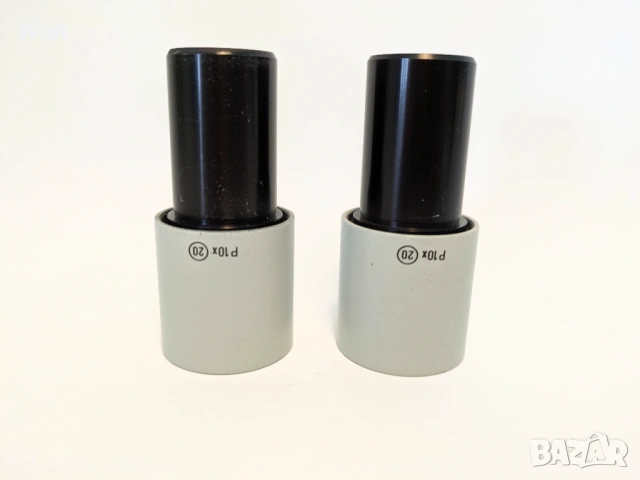 Обектив окуляр Carl Zeiss Aus Jena P10x 20 за микроскоп - 2 броя, снимка 2 - Лаборатория - 53474052