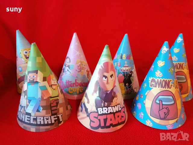 Парти шапки с герои, снимка 1