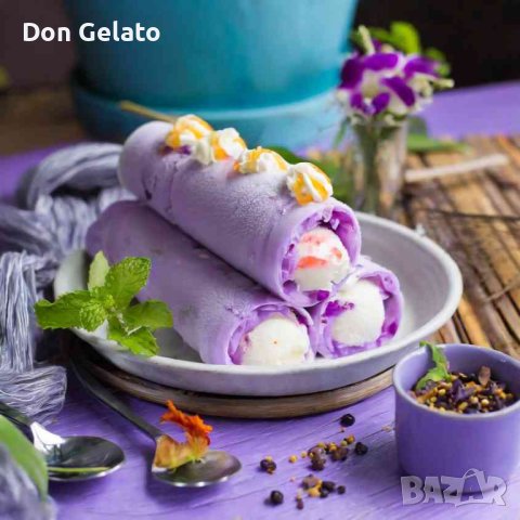 Суха смес за Тайландски сладолед ВИОЛЕТКА *Сладолед на прах ВИОЛЕТКА (1,3кг / 4-5 L Мляко), снимка 4 - Други - 39261268
