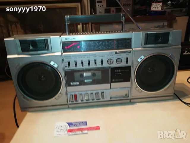 HITACHI TRK-7720E MADE IN JAPAN 1102231913, снимка 8 - Радиокасетофони, транзистори - 39641039