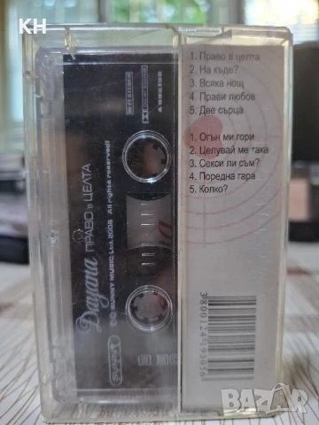 ДАЯНА-ПРАВО В ЦЕЛТА, снимка 2 - Аудио касети - 50910058