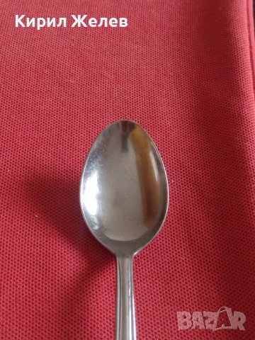 Стара лъжичка за кафе чай от соца П. Денев Габрово за КОЛЕКЦИЯ ДЕКОРАЦИЯ 42099, снимка 3 - Други ценни предмети - 43862810