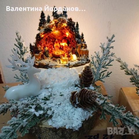 Светеща коледна декорация Рождество Христово , снимка 2 - Коледни подаръци - 52720965
