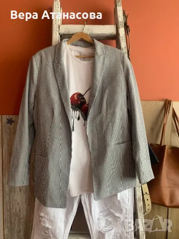 🍒 разкошно сако/блейзър H&M на райета🥾