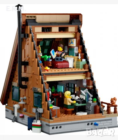 Lego ideas A-Frame Cabin 21338 Кабина с A-рамка, снимка 11 - Колекции - 39759135