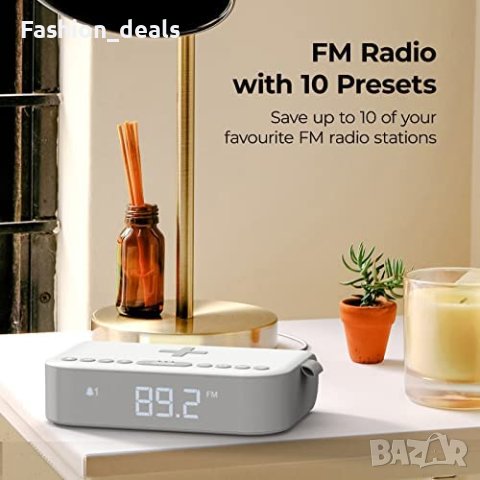 Ново нощно радио будилник Стерео Bluetooth високоговорител аларма, снимка 4 - Друга електроника - 40339060