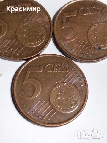 5 евро Цент Франция 2001-2011., снимка 4 - Нумизматика и бонистика - 51860710