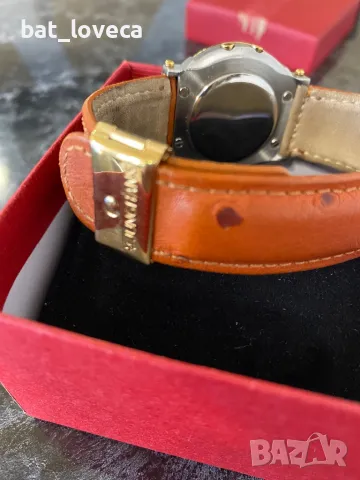 Часовник JUNGHANS MEGA със оригинална  щраусова кожа, снимка 4 - Мъжки - 48844121