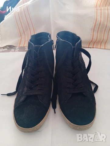 Черни спортни GABOR, австрийски,естествена кожа н.7, снимка 3 - Кецове - 53581342