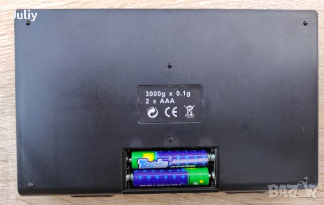 Електронна везна /0,1-500грама /- Notebook, снимка 5 - Електронни везни - 36684850