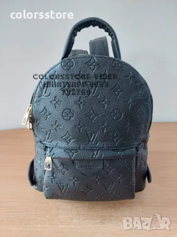 Черна раница  Louis Vuitton-SG82U