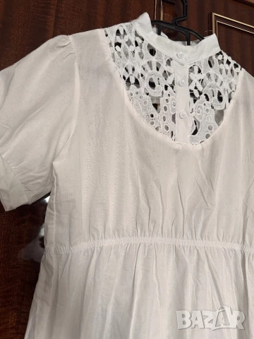 Дамска рокля в бяло, снимка 4 - Рокли - 50746637