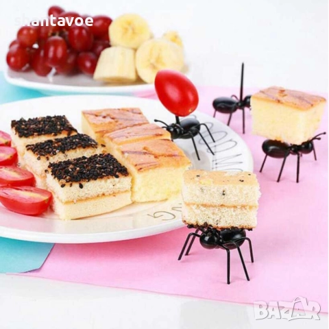 Клечки за коктейлни хапки - Мравки - 20 броя, снимка 7 - Аксесоари за кухня - 52918937