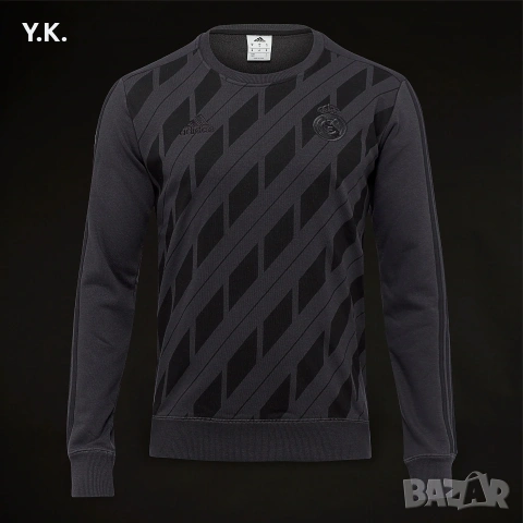 Оригинална мъжка блуза Adidas x F.C. Real Madrid / Season 17-18, снимка 5 - Блузи - 53268070