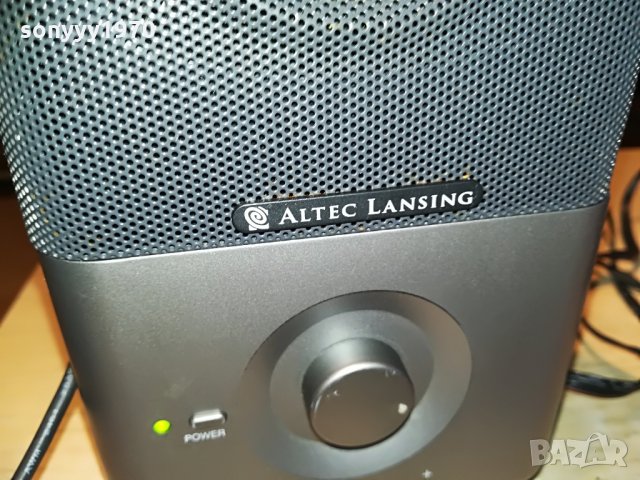 altec lansing-активни колони-23х11х10см-внос швеция, снимка 11 - Тонколони - 28236751