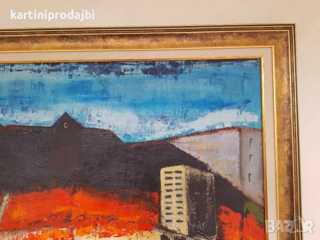 Маслена картина " Горещина на свечеряване ", снимка 9 - Картини - 43401704