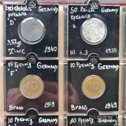 Колекция 180 бр монети в албум KaBe - Европа, Русия и др, снимка 16 - Нумизматика и бонистика - 53234440