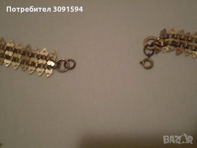 рядак  възрожденски накит от дубле с пандетев сърце, снимка 16 - Антикварни и старинни предмети - 35196588
