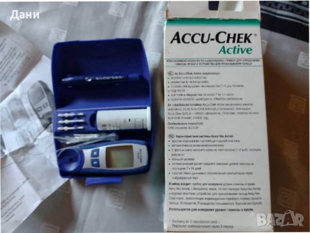 Активен глюкомер  accu-chek active, снимка 7 - Уреди за диагностика - 38513586