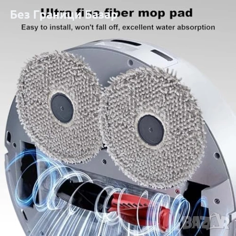 Нов Комплект консумативи за Roborock P20 Pro/G20s Ultra – мопове+торби, снимка 3 - Прахосмукачки - 53569739