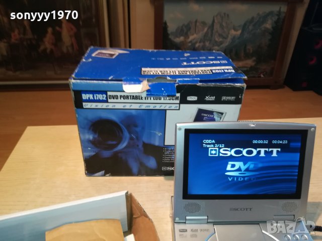 scott dvd player внос germany 0805211911, снимка 3 - Плейъри, домашно кино, прожектори - 32804303