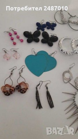 Обици 20 вида, снимка 7 - Обеци - 27847801