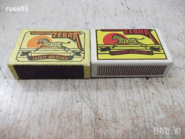 Лот от 2 бр. кибрита "ZEBRA", снимка 4 - Други ценни предмети - 28038067