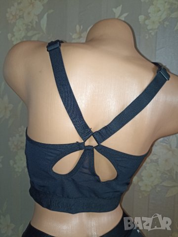 Hunkemoller 85 F Спортен сутиен с флорални мотиви и фронтален цип , снимка 6 - Бельо - 43192042