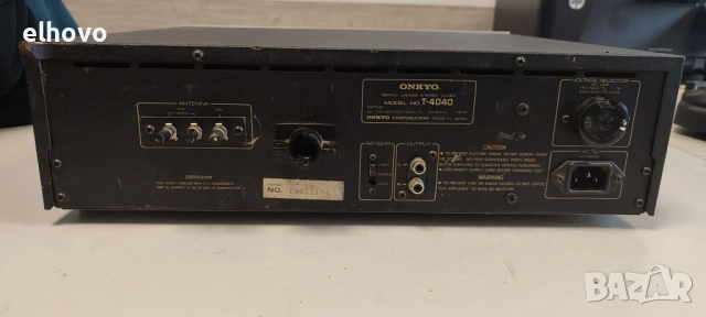 Стерео тунер Onkyo T-4040, снимка 9 - Ресийвъри, усилватели, смесителни пултове - 53008121
