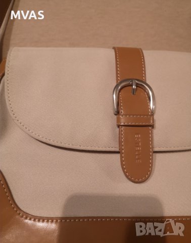 Нова бежова чанта за рамо дамска среден размер, снимка 3 - Чанти - 36860086
