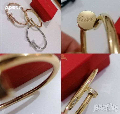 Cartier гривна в кутия, снимка 7 - Гривни - 36441790