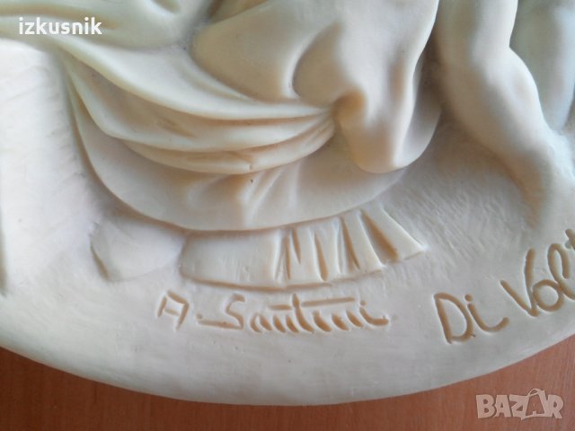 Пластика от алабастър на Ado Santini, със сертификат, снимка 4 - Пана - 27516490