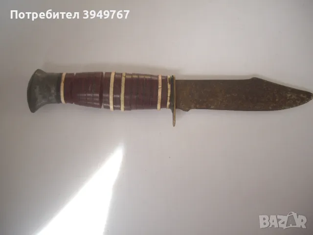 Красив стар нож., снимка 3 - Колекции - 47393875