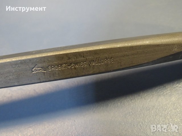 Комплект от 3 инструментални пили Grobet Swiss Vallorbe L-300, снимка 6 - Други инструменти - 43486140