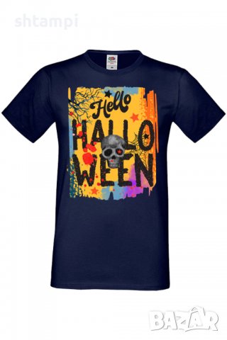 Мъжка тениска Halloween 09,Halloween,Хелоуин,Празник,Забавление,Изненада,Обичаи,, снимка 6 - Тениски - 38134932