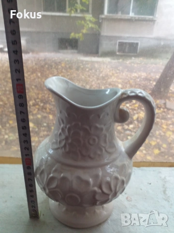 Бяла кана немска керамика колекционерска, снимка 6 - Антикварни и старинни предмети - 53451904