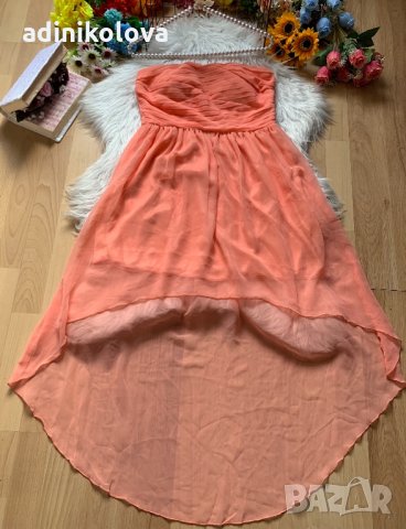 Прасковена рокля VILA, снимка 1