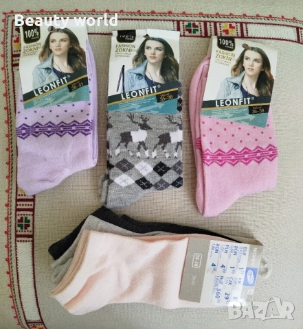 Чорапи 35- 38 размер 6 броя 