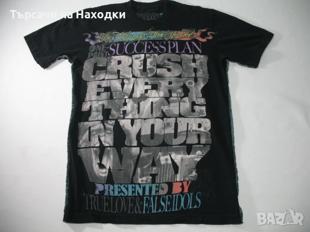 Мъжка тениска TLFI True Love And False Idols T-Shirt Mens Small Crush Everything in Your Way S, снимка 12 - Тениски - 50926277