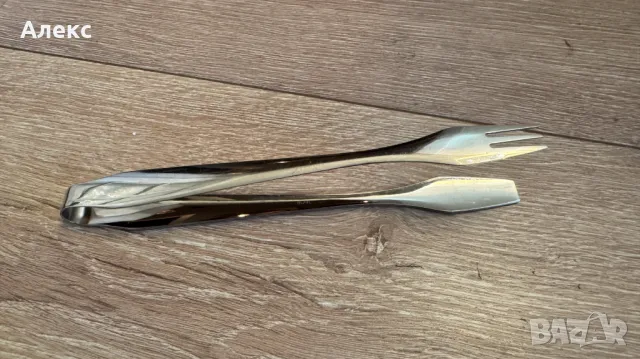 Винтидж елегантна щипка за сервиране, 20см, 18/10, снимка 2 - Прибори за хранене, готвене и сервиране - 48930443