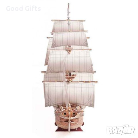 3D пъзел Макет на кораб Летящия Холандец, 229 части, снимка 3 - Игри и пъзели - 43091065