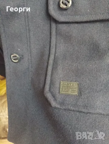 Оригинално вълнено палто G-Star Raw Lamond XL , XXL ново мъжко балтон вълнено, снимка 4 - Палта - 47496653