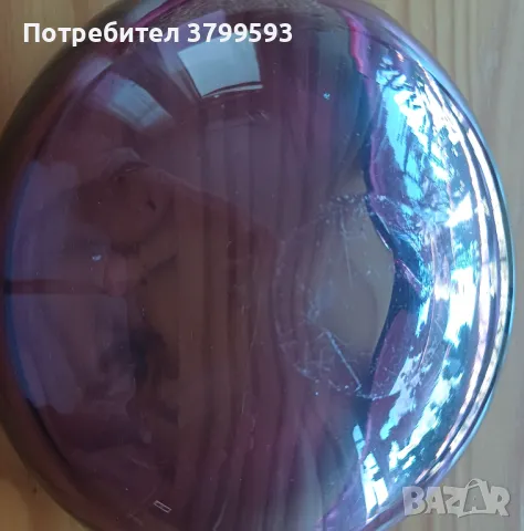 Стъклен пепелник, снимка 3 - Декорация за дома - 49051544