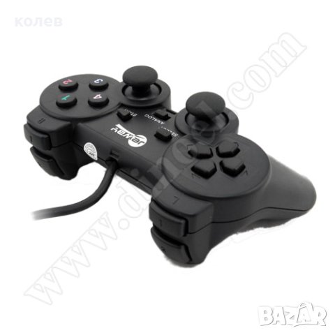 Джойстик с 14 бутона, с вибрация JeWay GamePad JG-8707S USB, снимка 1 - Джойстици и геймпадове - 33608331