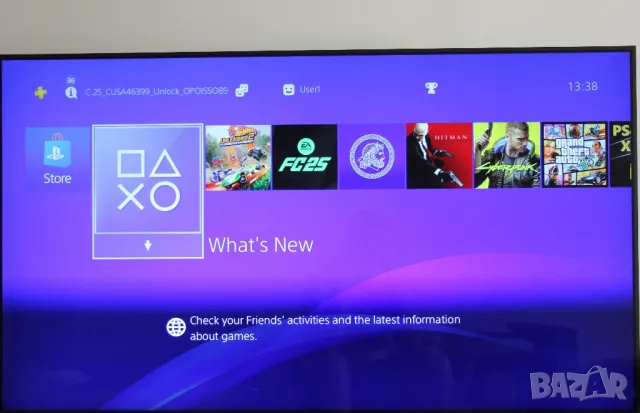 Playstation 4 / хакнат 9.00 / пълен комплект, снимка 3 - PlayStation конзоли - 50148778