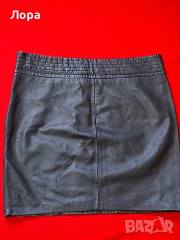 Дамска пола естествена кожа , снимка 5 - Поли - 53378940