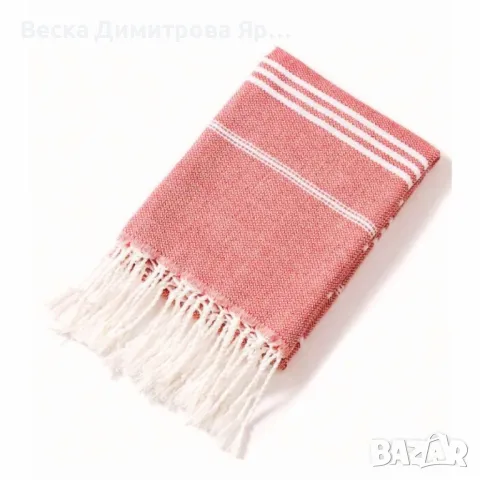 Пештемал – Традиционна турска кърпа от памук и лен 90см x180см, снимка 7 - Други стоки за дома - 50123673