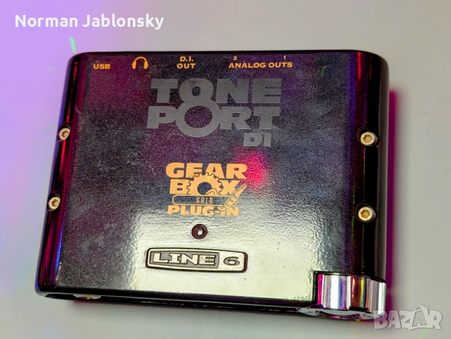 Line 6 TonePort DI – USB интерфейс за китара/бас, снимка 3 - Китари - 51866690