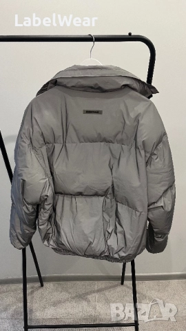 Essential X Fear of god Силвър рефлектив яке тип Бомбер, снимка 2 - Якета - 51485004