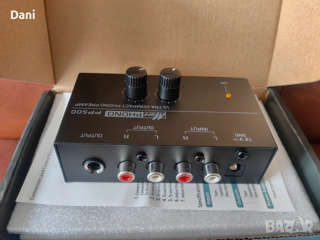 Предусилвател за грамофон ,Riaa коректор, снимка 2 - Грамофони - 53536030